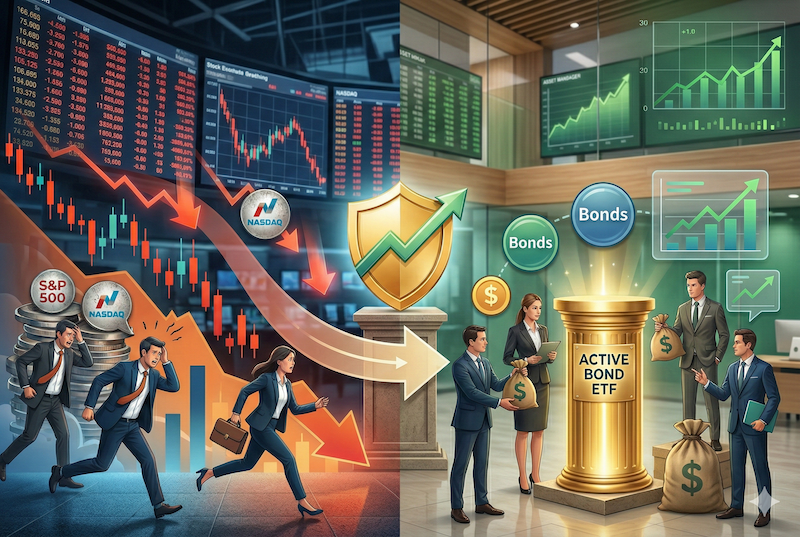 美股動盪引發避險潮：資金回流債券市場，主動式債券ETF成投資新寵